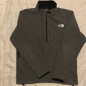 The North Face Gray Half-Zip Fleece